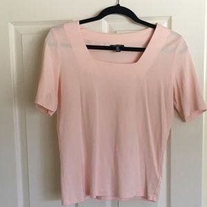 Pink Square-Neck Top by Jones New York